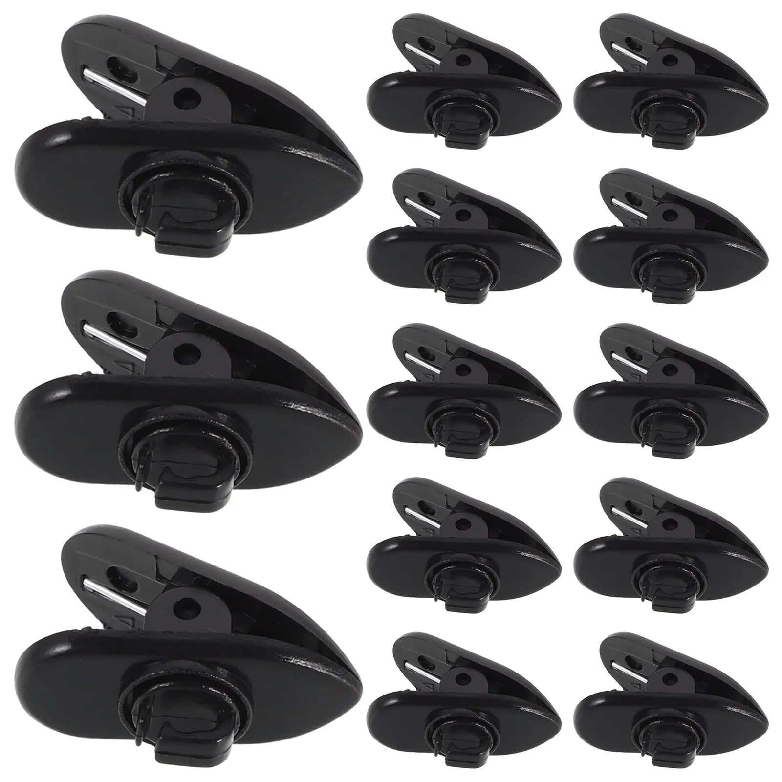 100Pcs Headphone Wire Clips 360 Degree Rotatable Collar Clip Anti Loss Earphone Holder Sports Headset Accessories Secure Fit