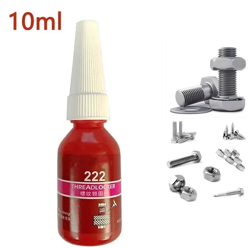 10ml Threadlocker 222/242/243/262/263/271/277/290 Fluorescence Anaerobic Curing Adhesive For Watch Screw Motorcycle Brake Engine