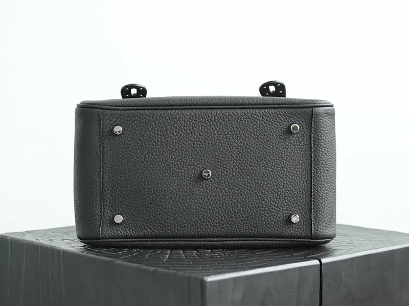 Women's Handbag 2026 New Style Top Layer Cowhide Leather Lundy Mini Doctor Bag Genuine Leather Handbag Single Shoulder Crossb