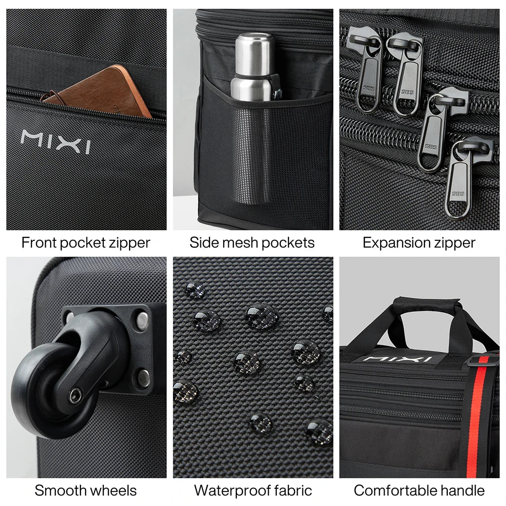 Mixi Expandable Large Capacity Foldable Travel Bag With Rolling Wheels Luggage Bag Duffel Bag M3015