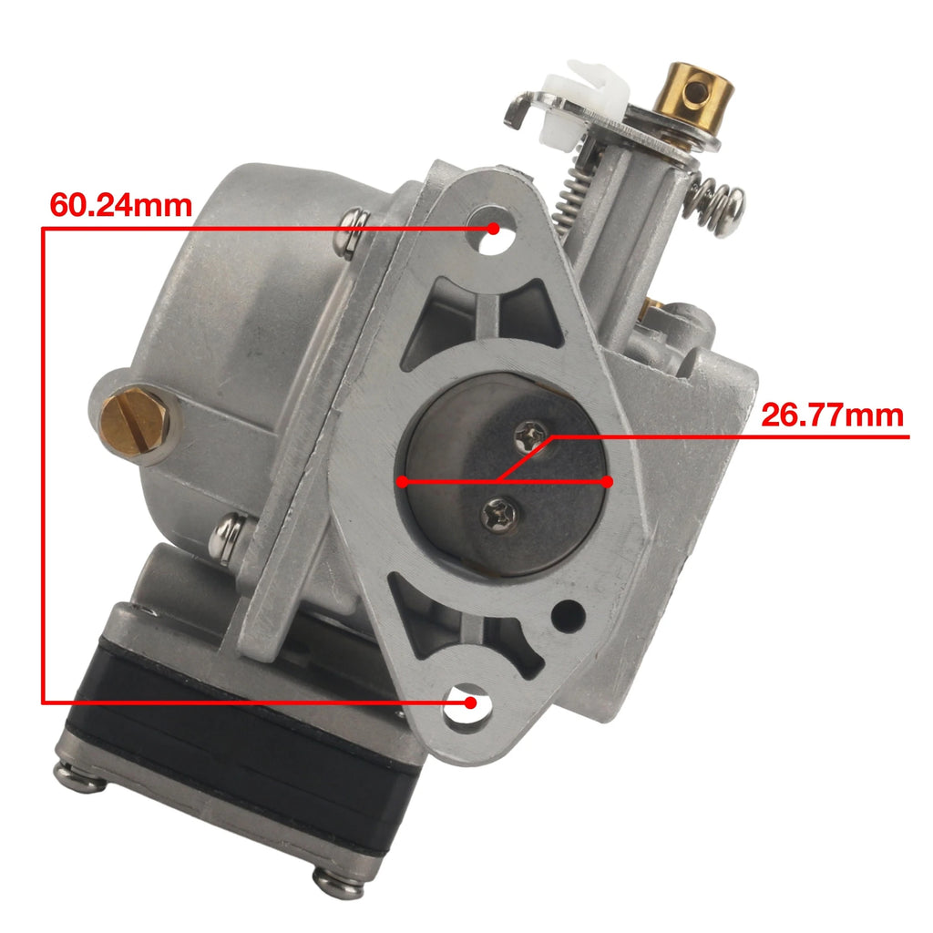 JLM Marine Outboard Carbs Carburetor for Mercury Mariner 4HP 5HP 2 Stroke 3303-812648T 812648 9720 812648T 812647T1 27-16327