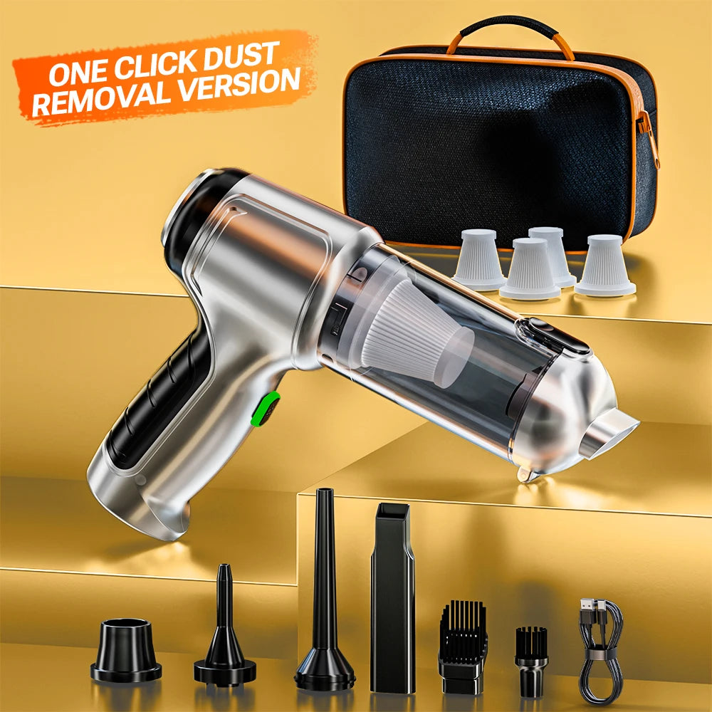 SZUK Car Vacuum CIeaner 15000Pa Wireless Handheld Cleaning Machine Powerful Portable Blower Mini Vacuum Cleaner for Car Home