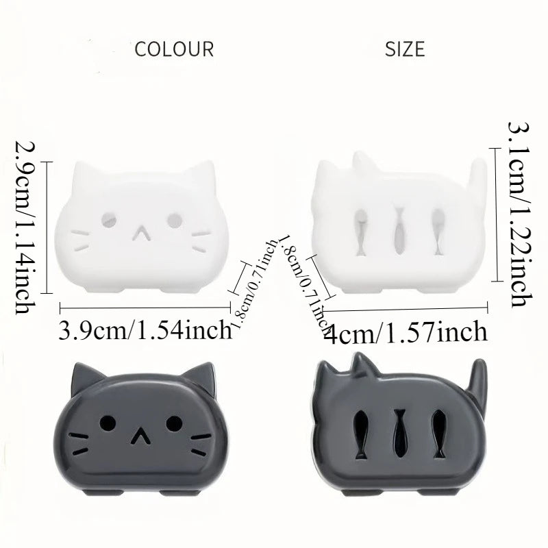 For Toothbrush Heads Toothbrush Protection Clip Daily Necessities 4pcs Cute Cartoon Toothbrush Protectors, Portable Travel Cases