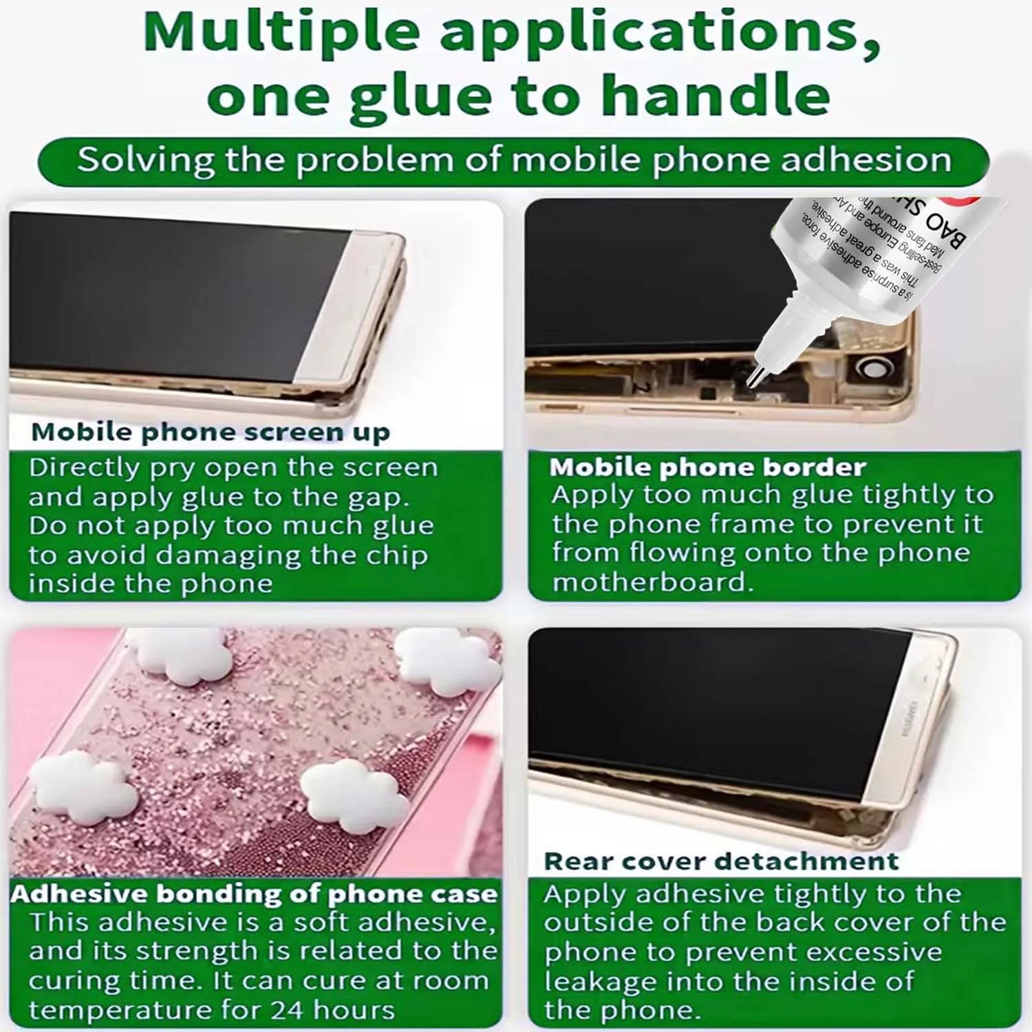 b-7000 Phone Glue, Screen Repair Adhesive Repair Electronic Screen Glue Craft Adhesive,For Electronic Screen, Cell Phone Screen.