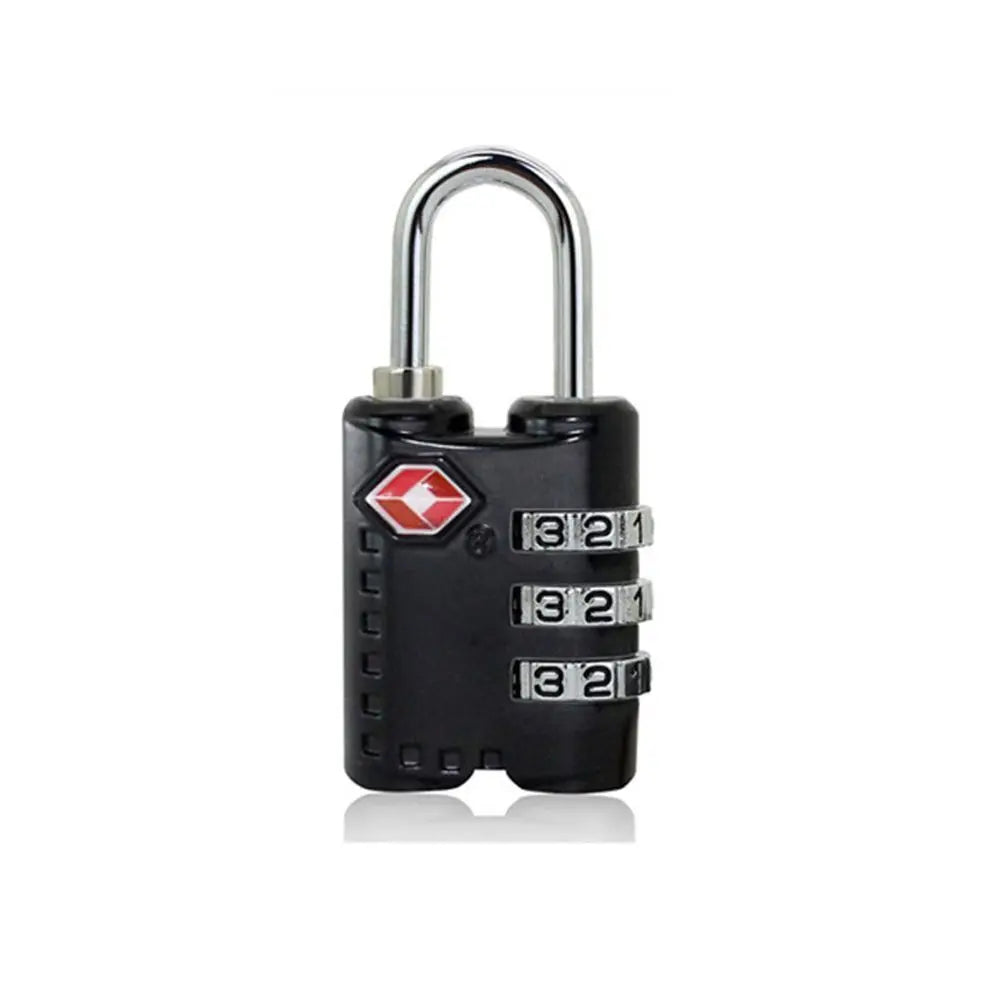Small Padlock TSA Customs Lock Cable Luggage Lock Anti-Theft Combination Lock High Security Waterproof Steel Cable Padlock