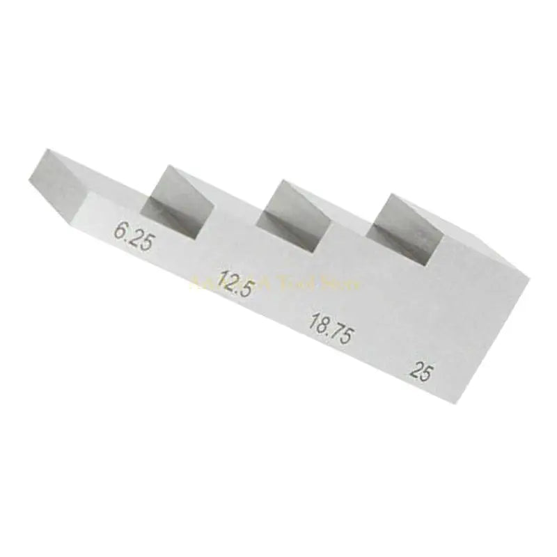 4 Step Test Block Stainless Steel Calibration Block UT-Block Thickness Step Wedge Ultrasonic Test Block 6.25-25mm