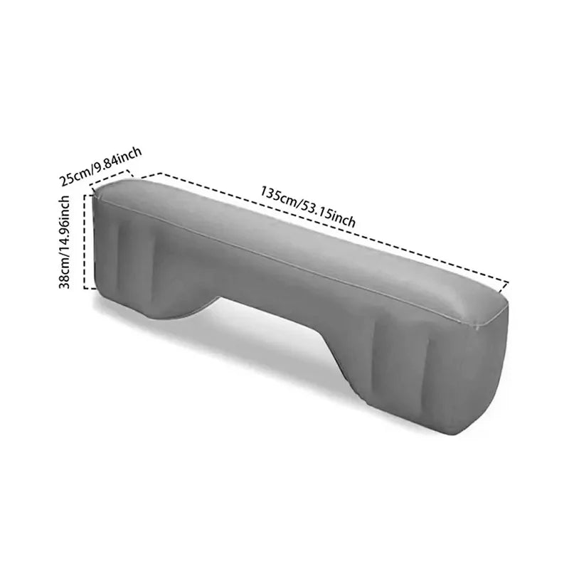 Car Inflatable Gap Filler - Back Seat Air Mattress Cushion For Travel Sleeping Car Bed Extender For Long Road Trips