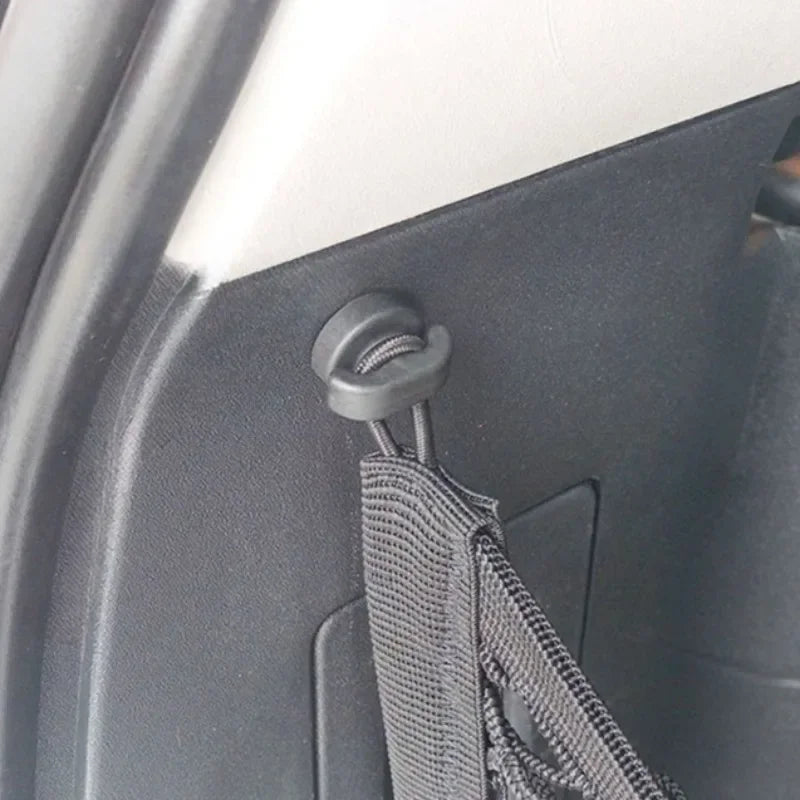 For Tesla Model Y Trunk Luggage Storage Net Bag Hook Rear Cargo Fixed Net Stowing Tidying Car Interior Modification Accessories