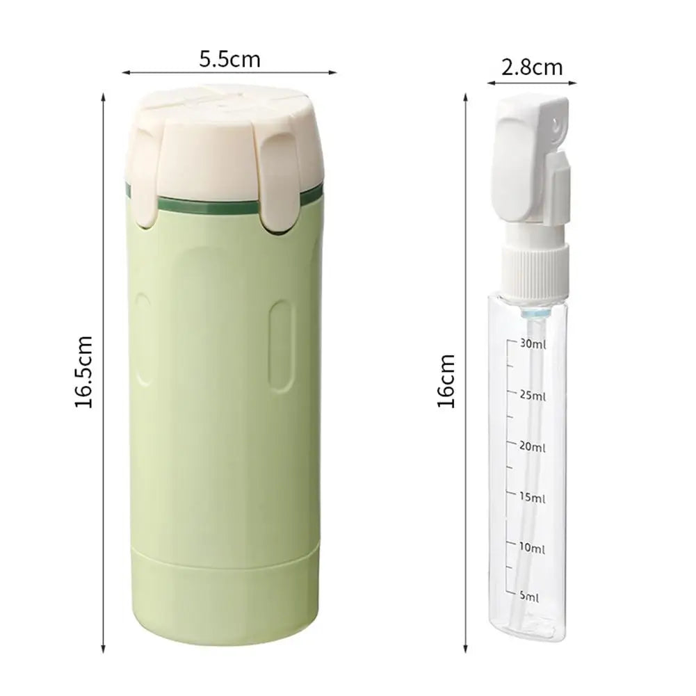 4 In 1 Travel Dispenser Set Portable Refillable Travel Container Lightweight Storage Bottle For Shampoo Conditioner Lotion