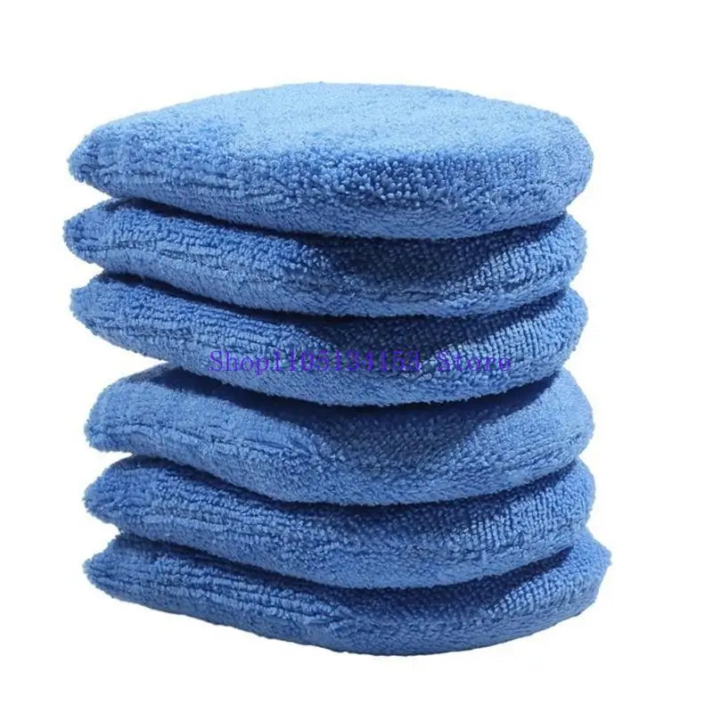 hg89 U Shape Design Car Wash Sponge Soft Microfiber Applicator Mitts Fit for Waxing Cleaning Polishing Without Damaging Paint
