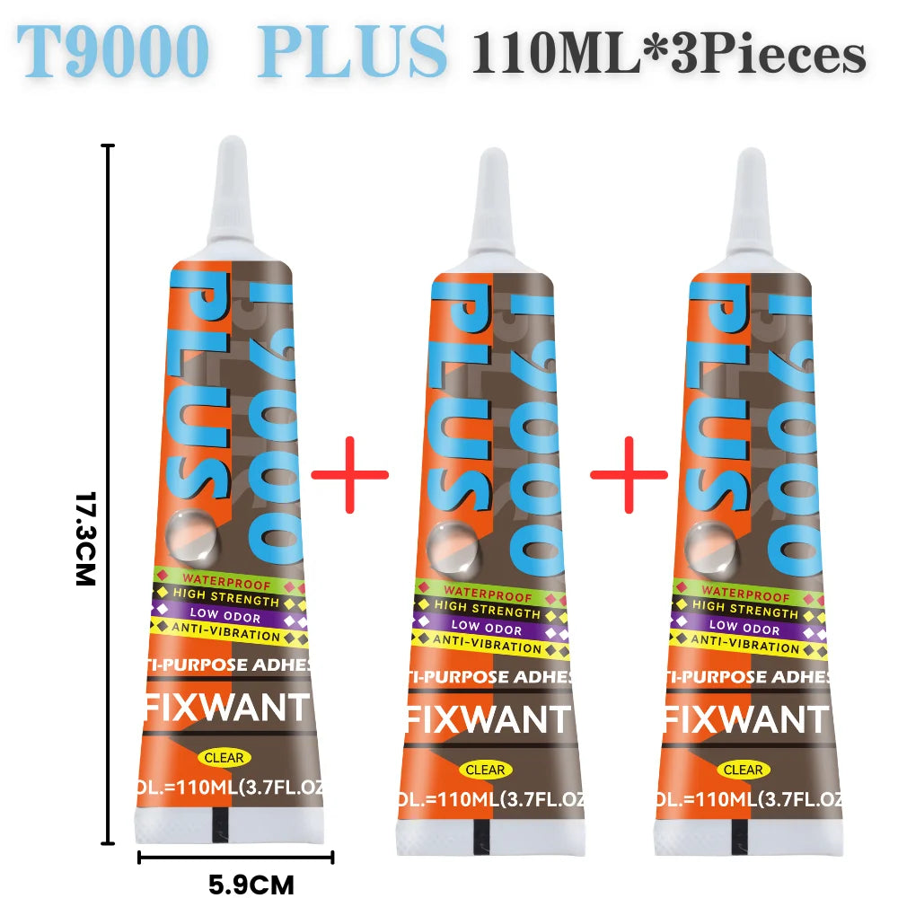 T-9000 Upgrade T9000 PLUS Clear Phone Watch Repair Contact Adhesive Waterproof Low-corrosion Leather Fabric Glue 15/50/110ML