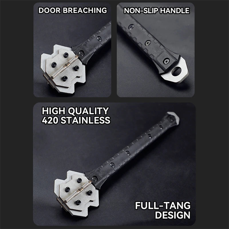 Self-defense Mace Bludgeon Tactical Hammer Multi-function Tools Portable Outdoor Survival Gear For Belt