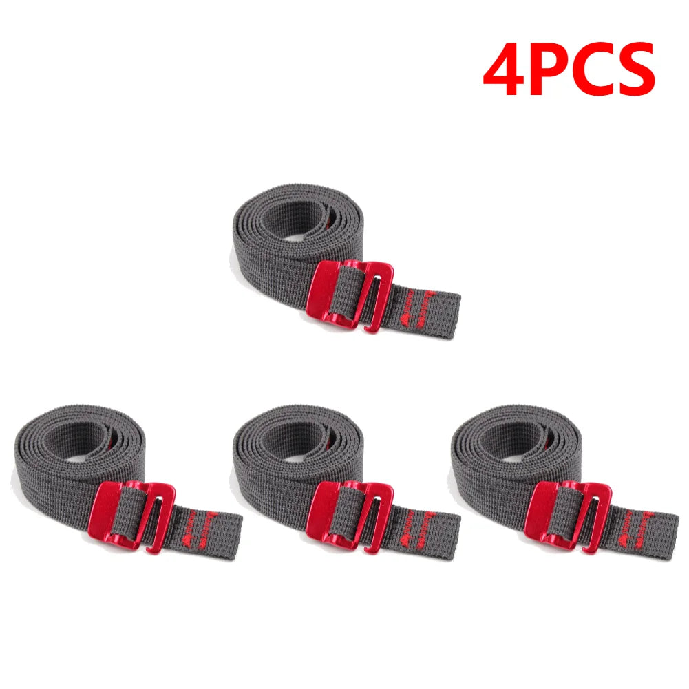 Climbing Buckle Tie-Down Belt Cargo Straps Travel Backpack Nylon Tape Rope with Quick Release Hook Outdoor Hiking Tension Belts