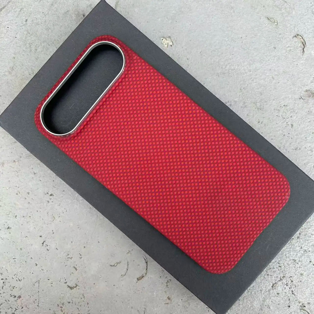 For IPhone Air 17 Air Ultra Slim Lightweight Aramid Carbon Fiber Case Strong Magnetic MagSafe Case Aramid Fiber Cover