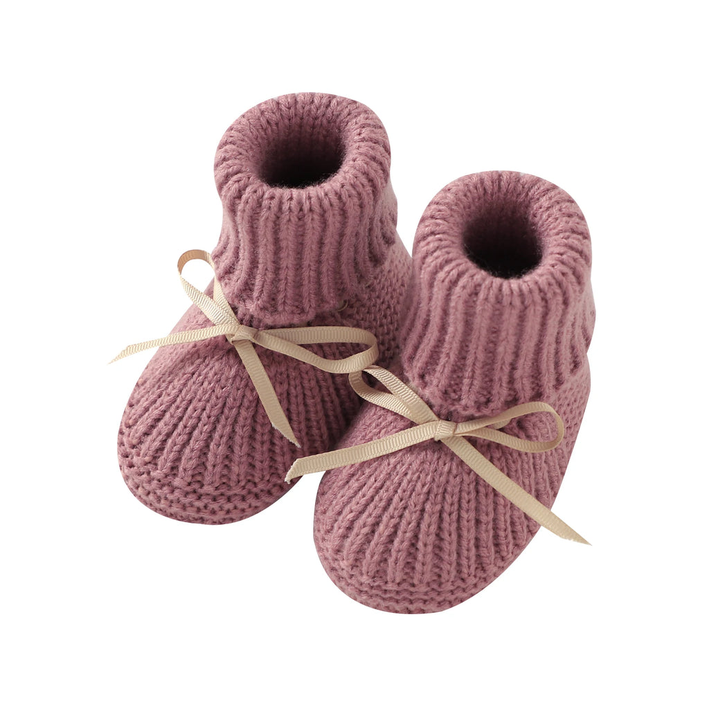 Baby First Walkers Breathable Anti-slip Knitted Newborn Infant Boys Girls Solid Booties Prewalkers 0-18m Toddler Unisex Footwear