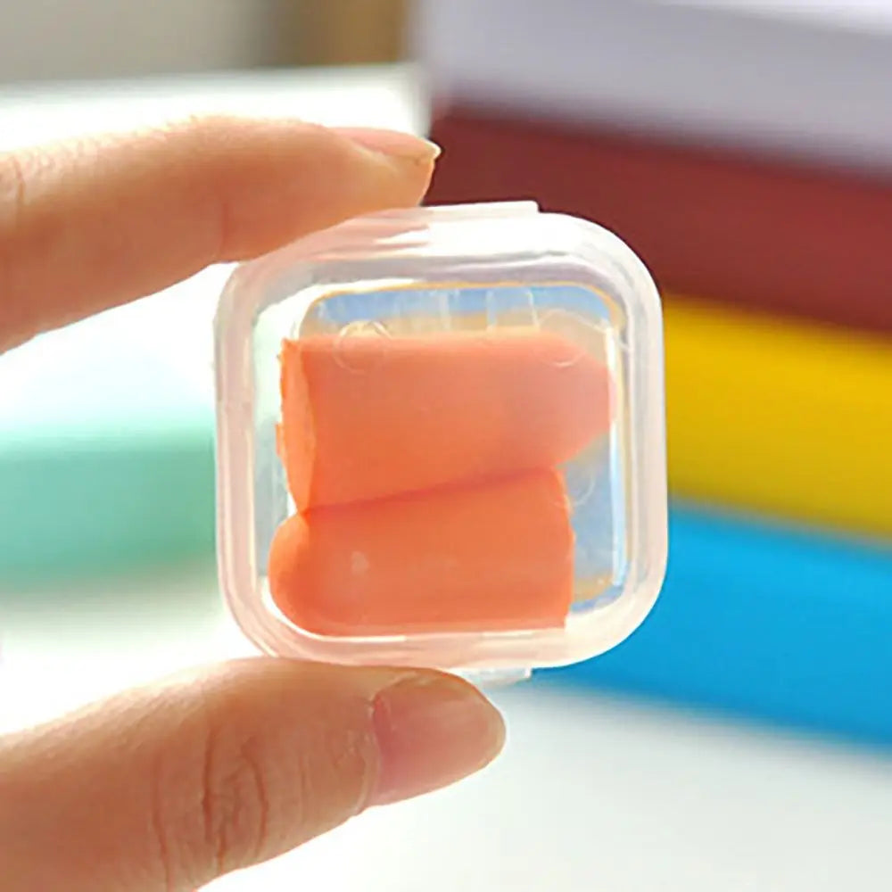 1 Pair Soft Noise Reduction Anti-noise Earplugs Soundproof Sound Insulation Ear Plugs Foam Waterproof Sleeping Earplugs Sleep