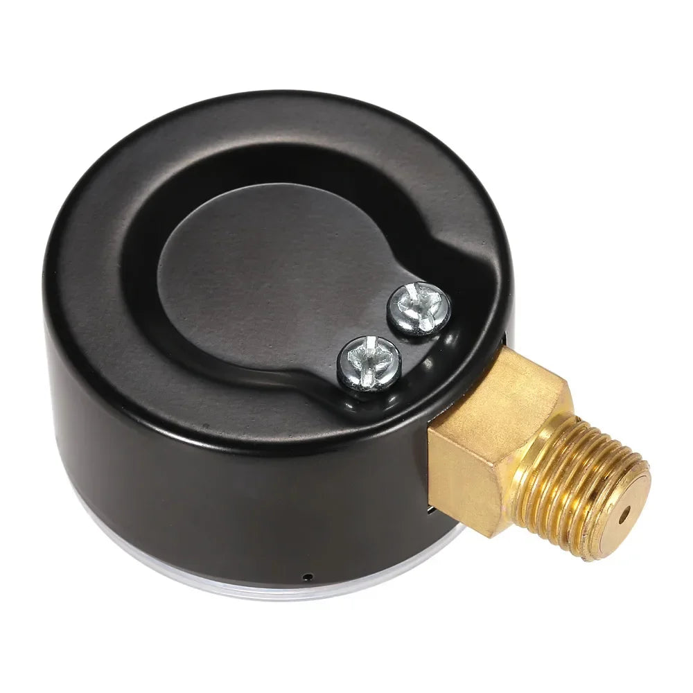 50mm Water Pressure Dial 0~15psi 0~1bar / 0~60psi 0~4bar Manometer Hydraulic Pressure Gauge 1/4" NPT Thread Manometre Pression