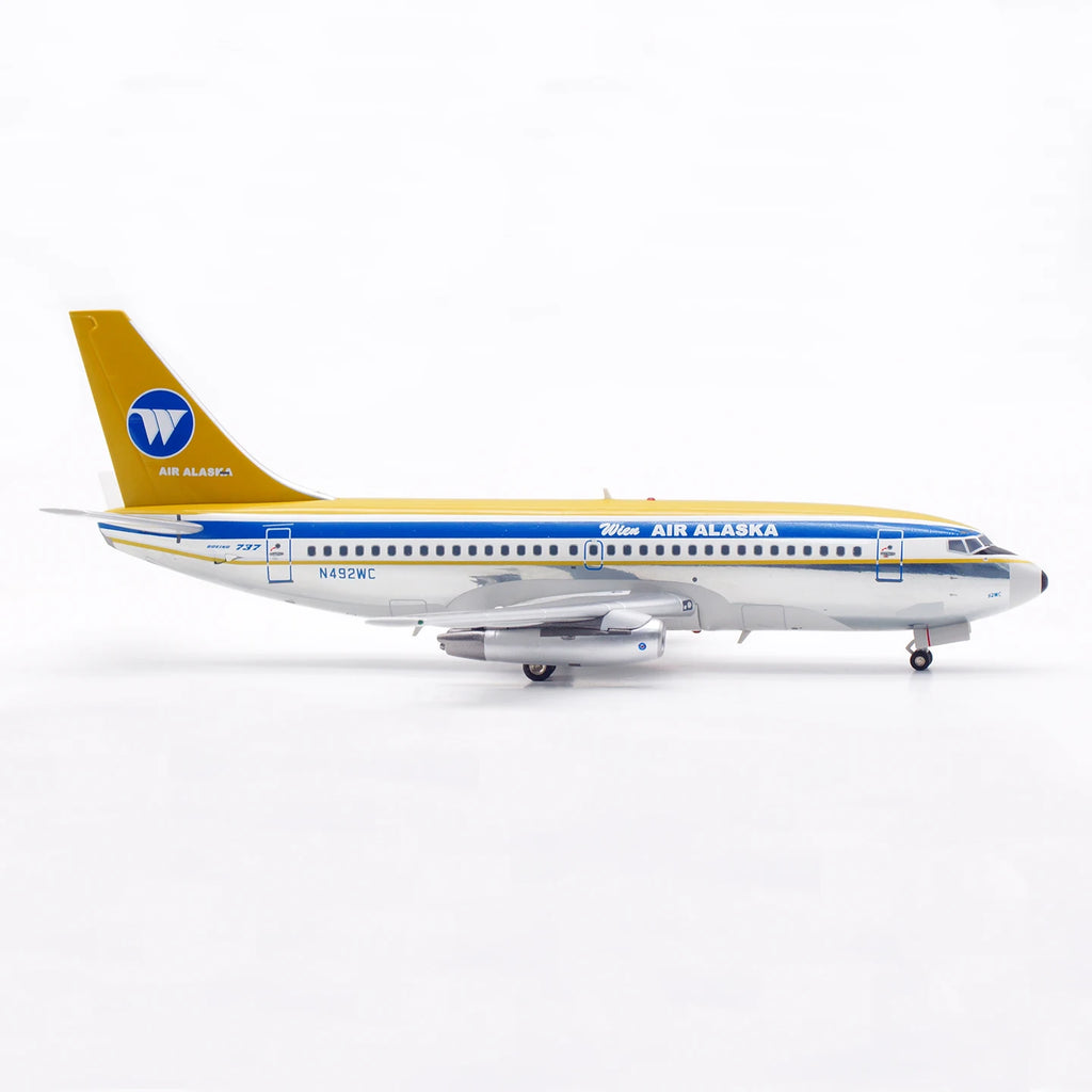 IF732WC1124P Alloy Collectible Plane Gift INFLIGHT 1:200 Wien Air Alaska Boeing B737-200 Diecast Aircraft Jet Model N492WC
