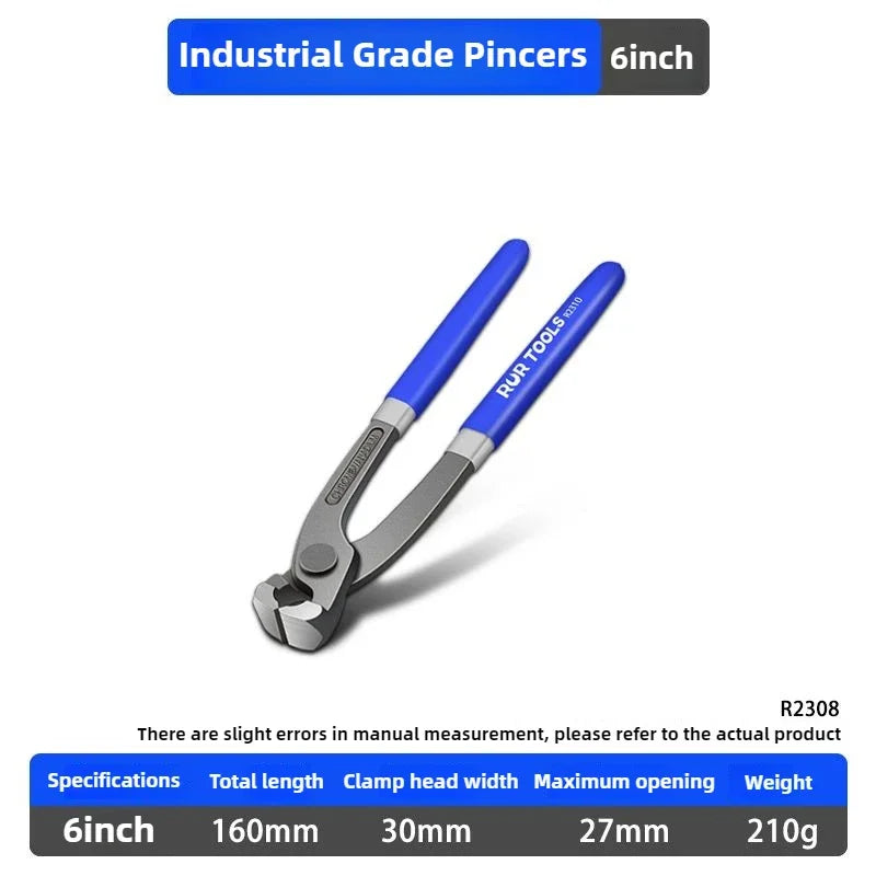 Tower Pincers Non-slip Grips Pliers Flat Mouth Cattle Horse Hoof Nippers Snips Puller Hand Tools Pulling Nails Cutting Wires