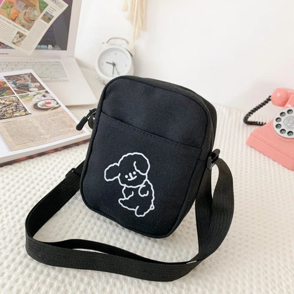 Canvas Bag Ins Japanese Harajuku Cute Cat Bag Ulzzang Girl Messenger Bag