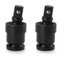 1/2 Inch Drive Universal Joint Socket Adapter, 360° Swivel Steel Ball Impact Socket for Electric Wrench Efficiency Enhancement,