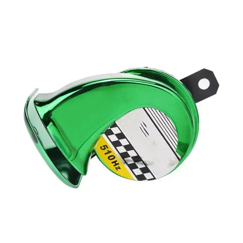 Car Motorcycle Horns 12V 130dB Snail Air Horn Waterproof Snail Air Horn Siren Loud Sound 510hz for Truck Motorcycle Boat