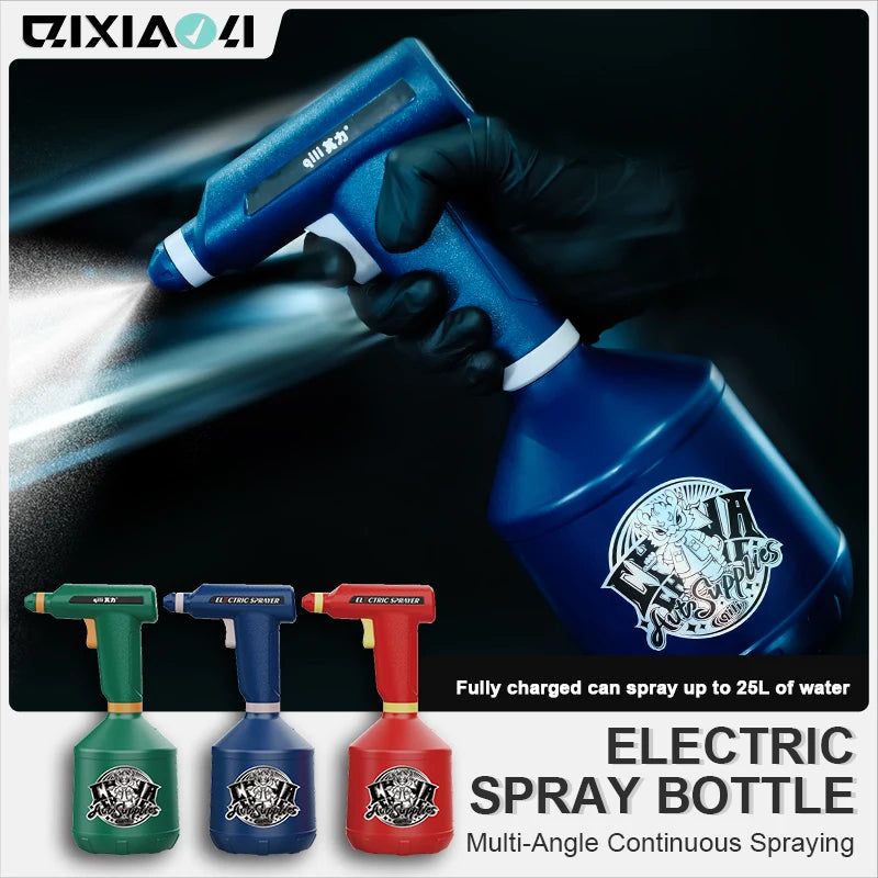 QILI Electric Water Spray Bottle Automatic Sprayer Portable Electric Watering Can for Car Window Tint PPF Sun Film Installation