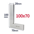 90 Degree Flat Edge Square Ruler Carpentry Square Metal Angle Measuring Tool Multi Carpentry Square Woodworking Tools Try Square