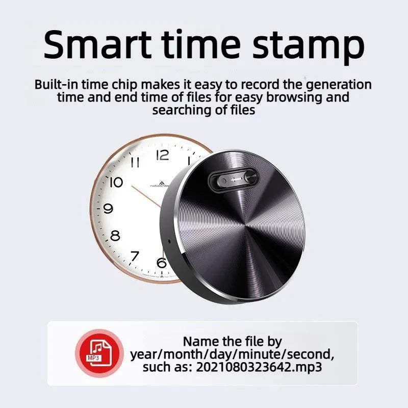 2026 NEW Mini Magnet Voice Activated Recorder 4-8G  Small Digital Audio Recording Device Sound Dictaphone
