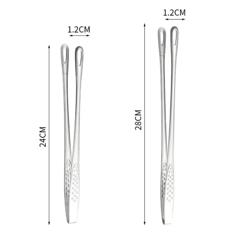 Economic Kitchen Tongs Stainless Steel Barbecue Tongs Clip BBQ Grill Meat Tongs Cooking Tweezers for Food Utensils Kitchen Tools