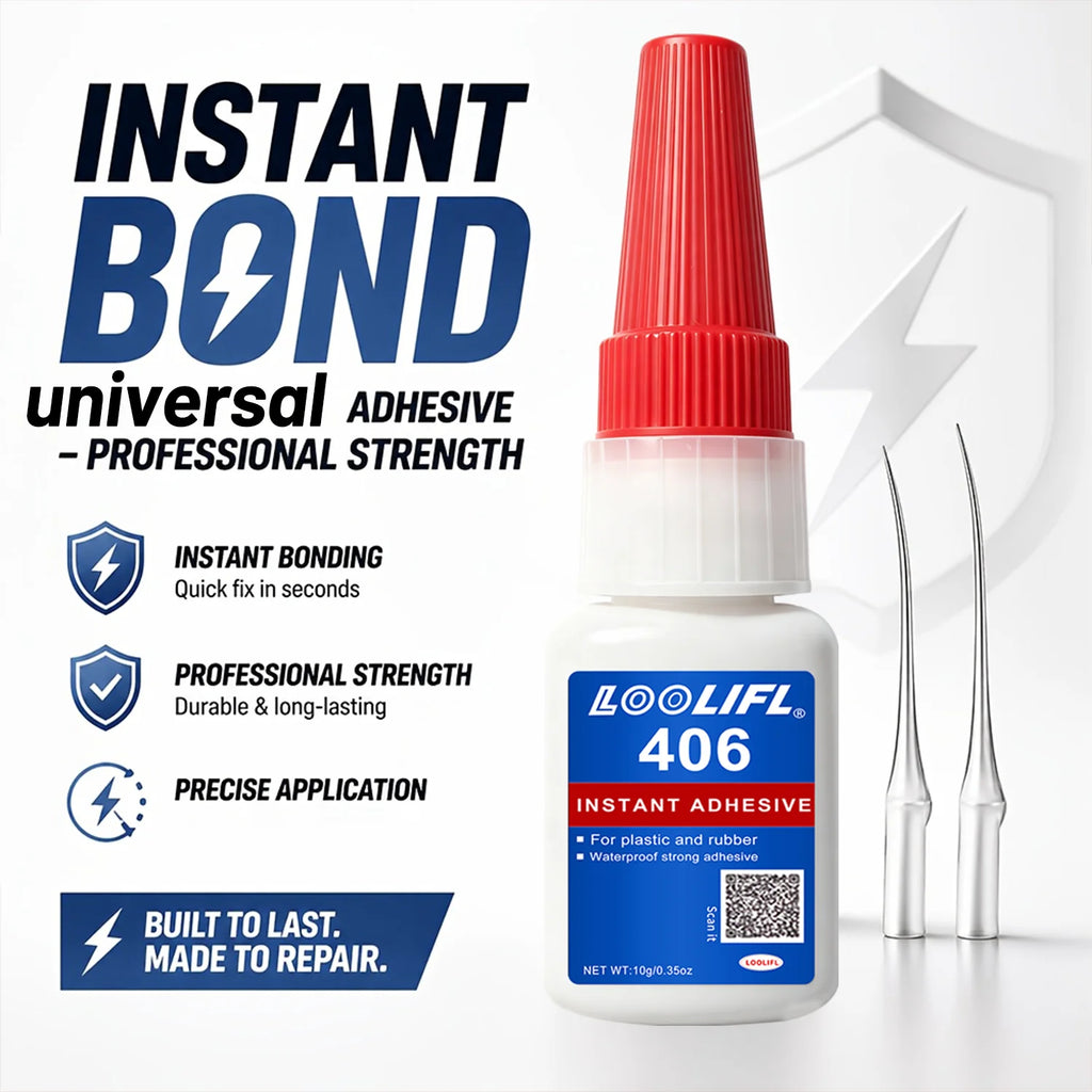 Multi-Purpose Super Glue Instant Adhesive Quick-Drying Extra Strong Bond For Repair DIY Craft Shoe Fixing Home Decor
