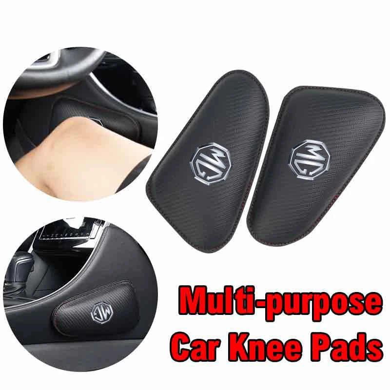Car Knee Leg Protective Pad Foot Armrest Cushion Auto Accessories For Morris Garages MG 3 5 6 7 HS ZS GS Hector TF GT ZR RX5