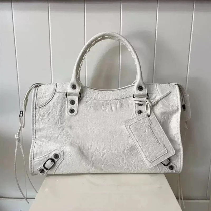 Motorcycle Lady Travel Bag Luxury Brand Hobos Bags Cross-Body Handbags High Capacity Handbags for Women New Brand Shoulder Bags