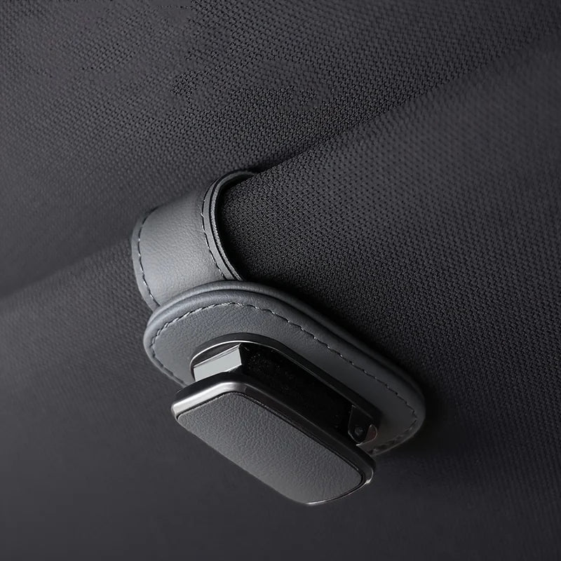 High-Quality Option Sturdy Sun Visor Clip Glasses Holder for Car Sun Visors, Glasses Hook Clip, Car Interior Sun Visor Additions