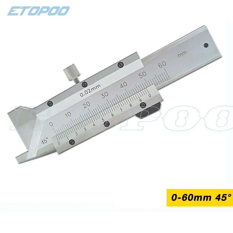15 30 45 60 Degree Digital Chamfer Gauge Stainless Steel Chamfering Calipers Vernier Caliper Chamver Vernier Caliper