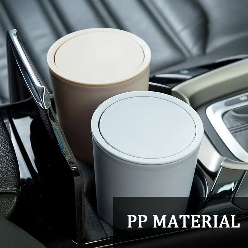 Car Trash Bin Can Auto Organizer Storage Bag Car Garbage Bin Ashtray Dust Case Holder Auto Accessories Tabletop Dressing Table