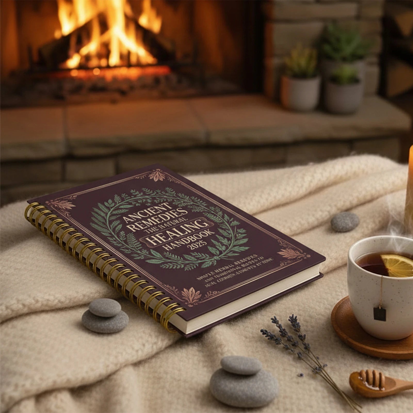 Ancient Remedies Notebook Natural Therapies with Step by Step Guide for Family Health Travel Office Use Eco Friendly PP Cover