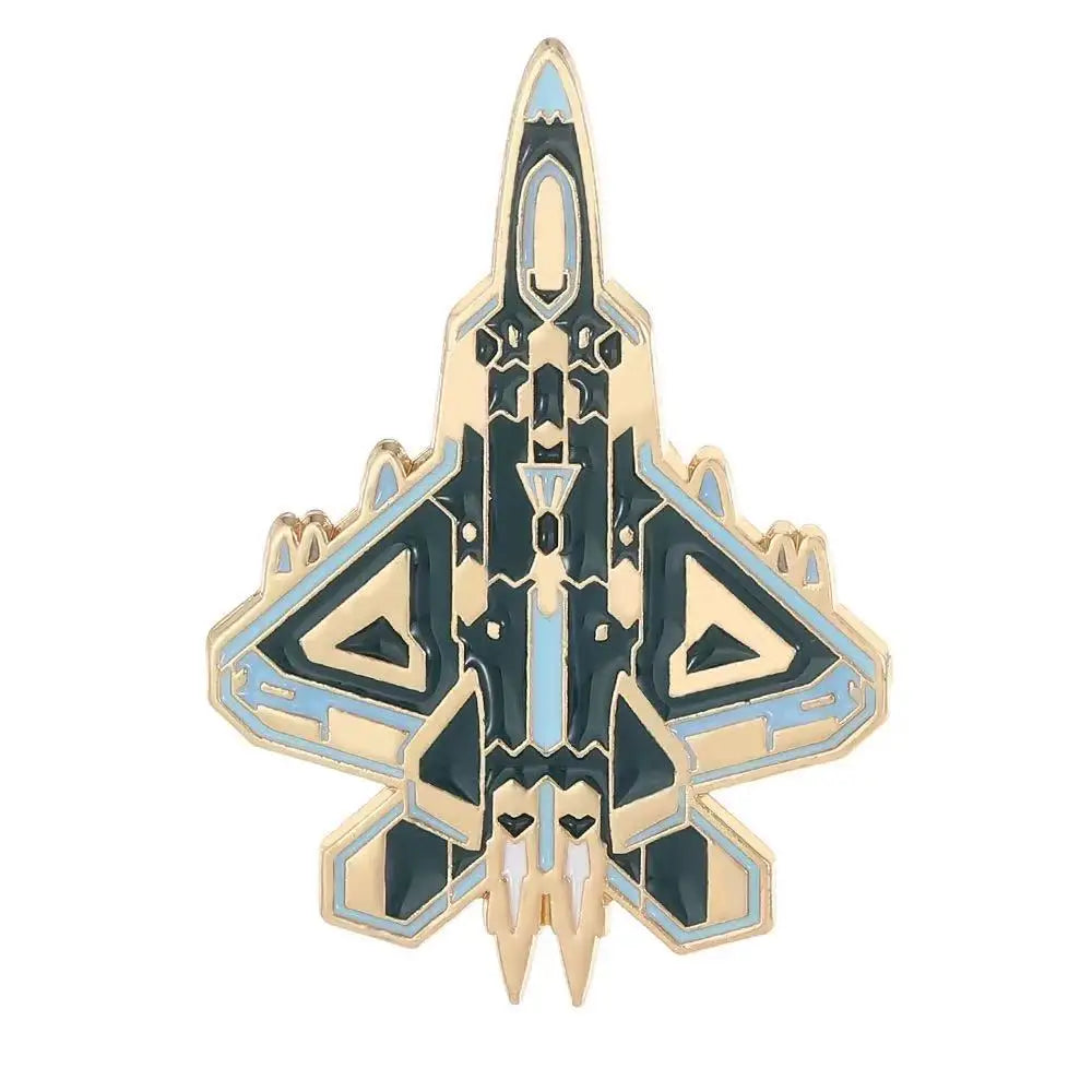 6pcs aircraft enamel brooch badge metal badge jewelry gift for friends and children