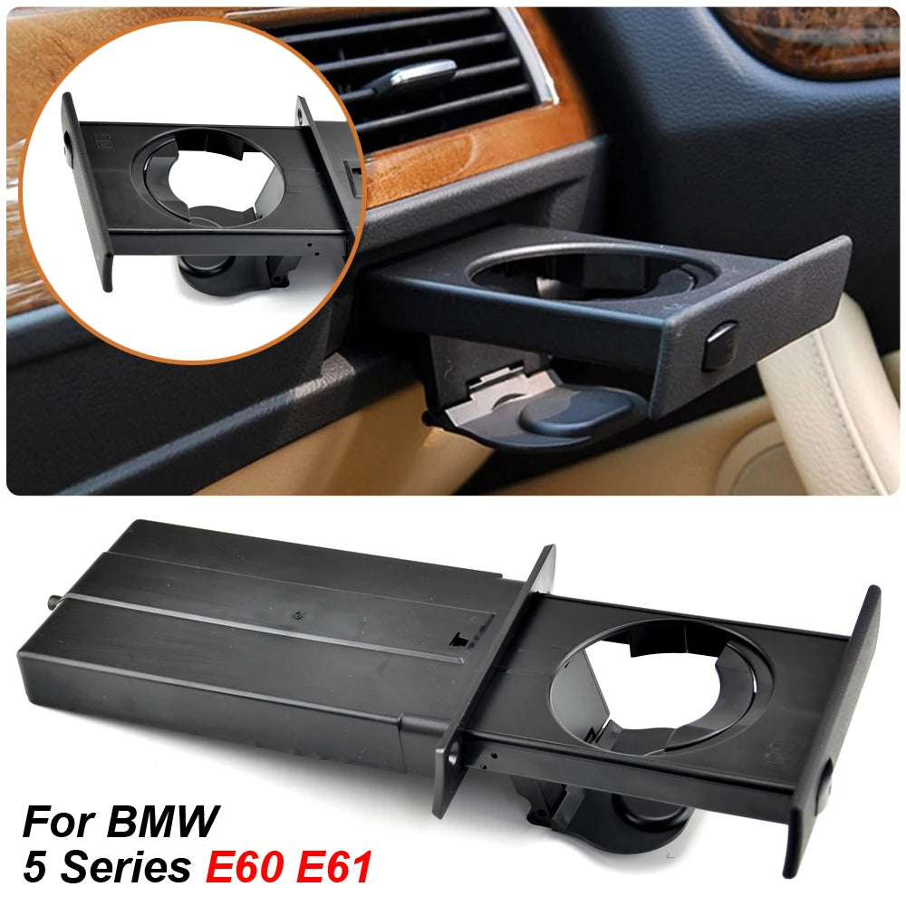 51459125622 Car Front Drink Cup Holder OEM For BMW 5 Series E60 E61 M5 525i 528i 530i 535i 550i 2004-2010