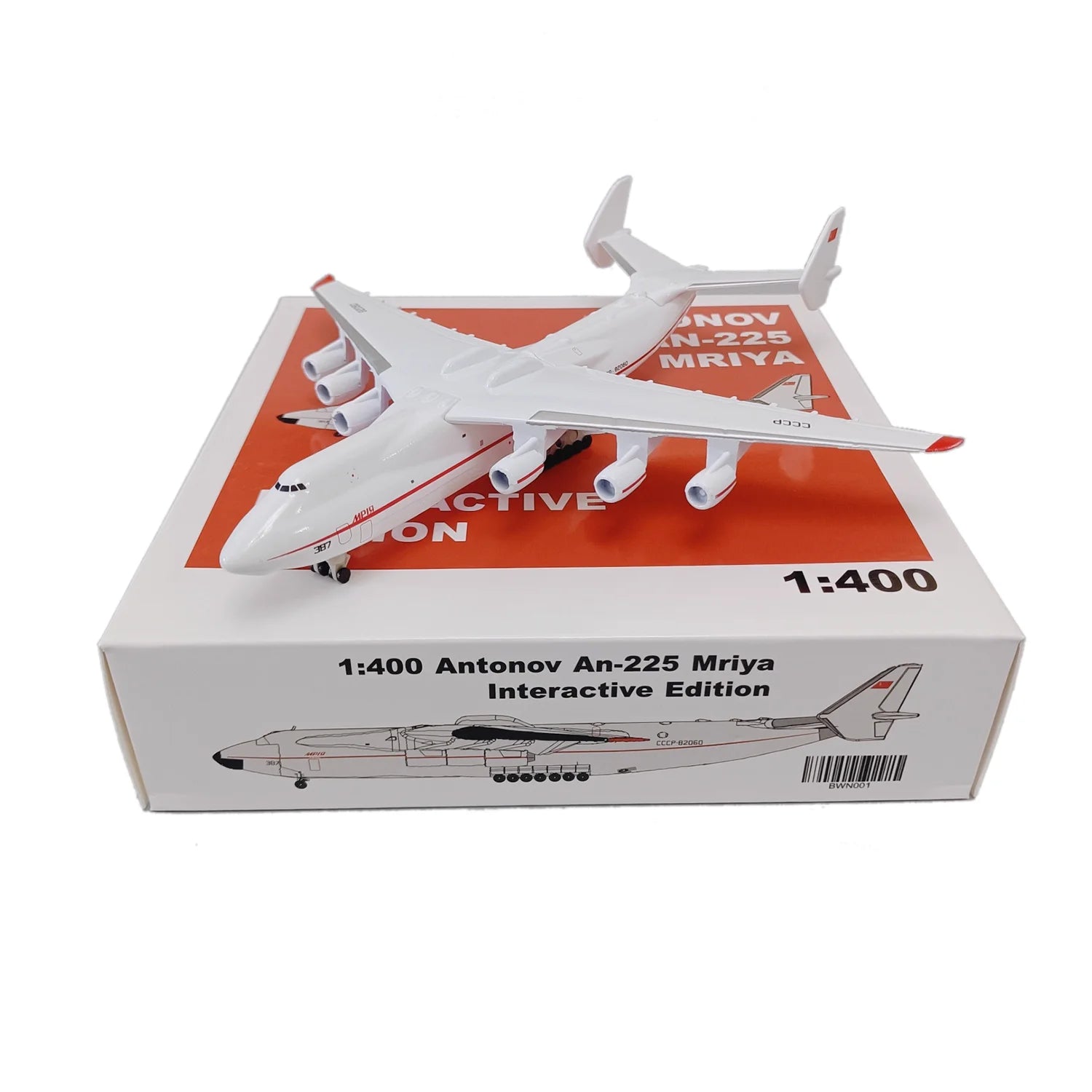 20CM Diecast Alloy Antonov An-225 "Mriya" B747 777 787 A380 350 330 Airplane Model 1/400 Scale