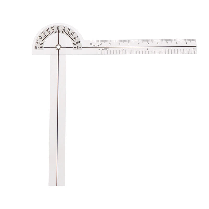Hot Sale Cheap Wholesale PVC  Finger Goniometer Plastic Protractor 180 Degree Angle Ruler Finger Ruler