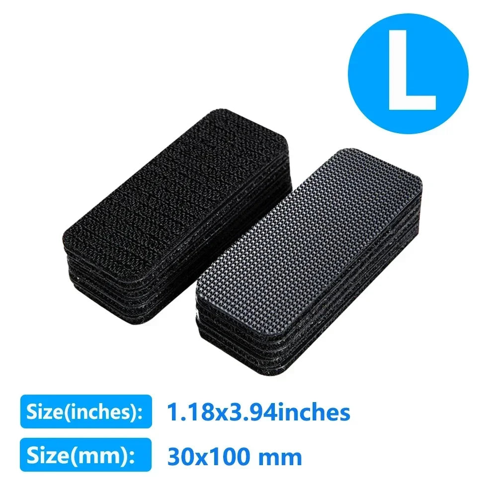 1-80 Pair Extra Strong Self Adhesive Fastener Tape Carpet Fixing Sticker Double Side Hook-and-loop Fastener Auto Adhesive Tape