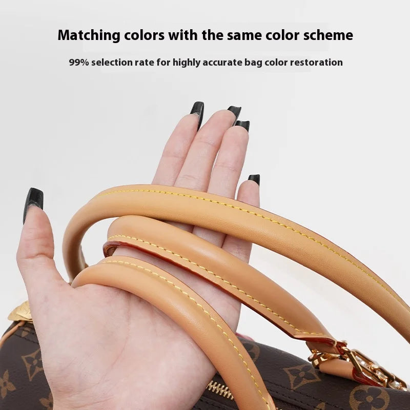 Cow Leather Vachetta Bag Strap For LV Speedy 20 25 30 Shoulder Straps Long Bags Belts Replacement Bag Accessories