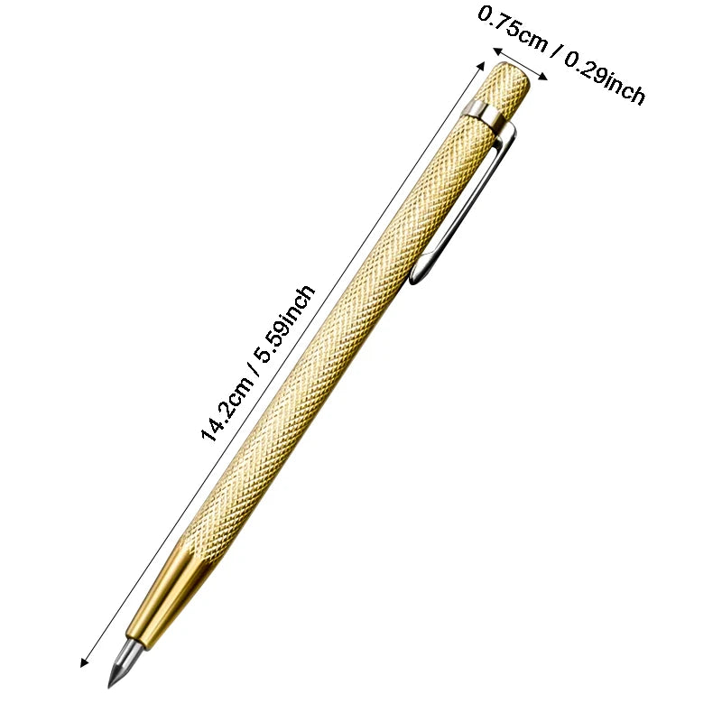 3/5/10pcs Diamond Scribing Pen Tungsten Steel Tip Carbide Marker Engraving Pen for Glass Ceramic Metal Wood Engraving Hand Tools