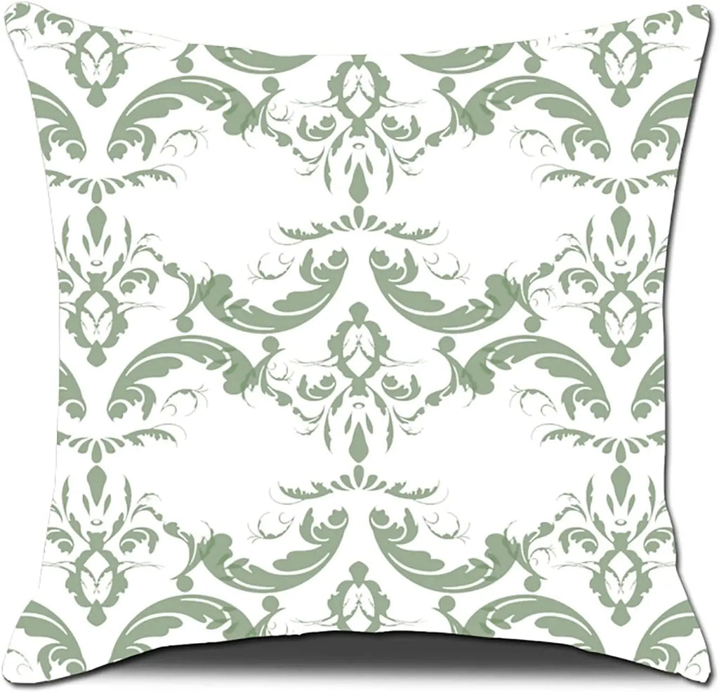 4Pcs Linen Throw Pillow Covers 45x45cm Decorative Cushion Cases for Sofa Bedroom Living Room Home Decor Zippered Pillowcases