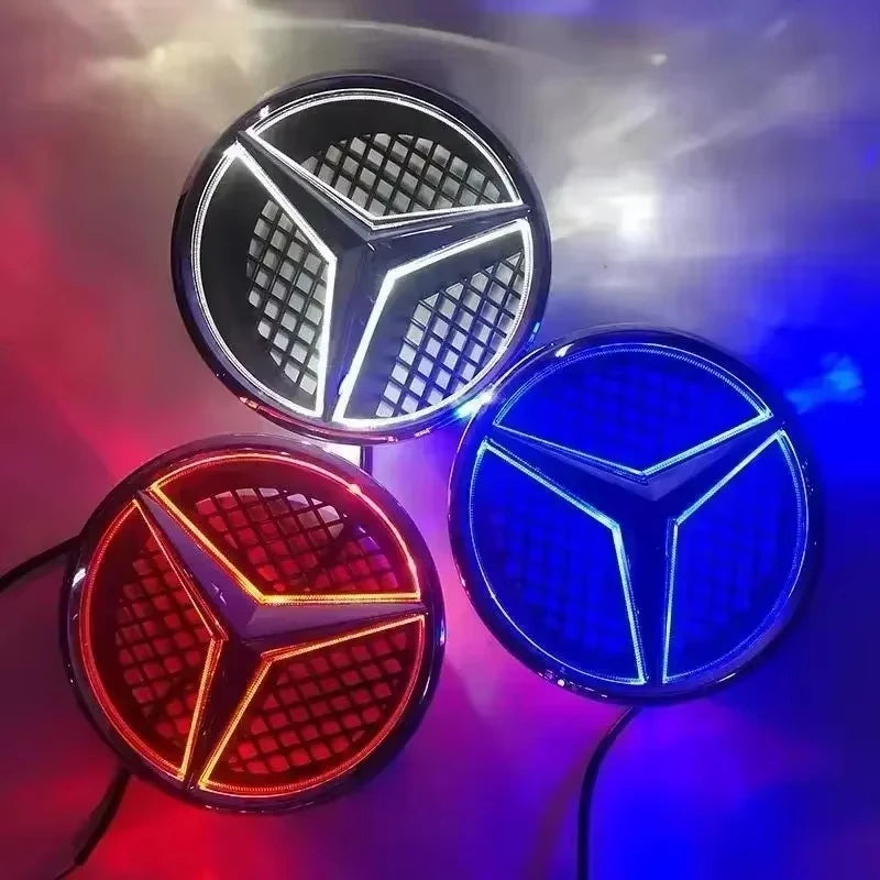 Car Front Grilled Star Emblem LED For Mercedes W205 W212 W213 W204 W166 CLA W253 A W176 W177 C W204 E X204 GLA GLC GLE B Ashtray