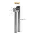LMETJMA Garlic Press 304 Stainless Steel Garlic Press Mincer Rust Proof Garlic Mincer Heavy Duty Garlic Crusher  JT275