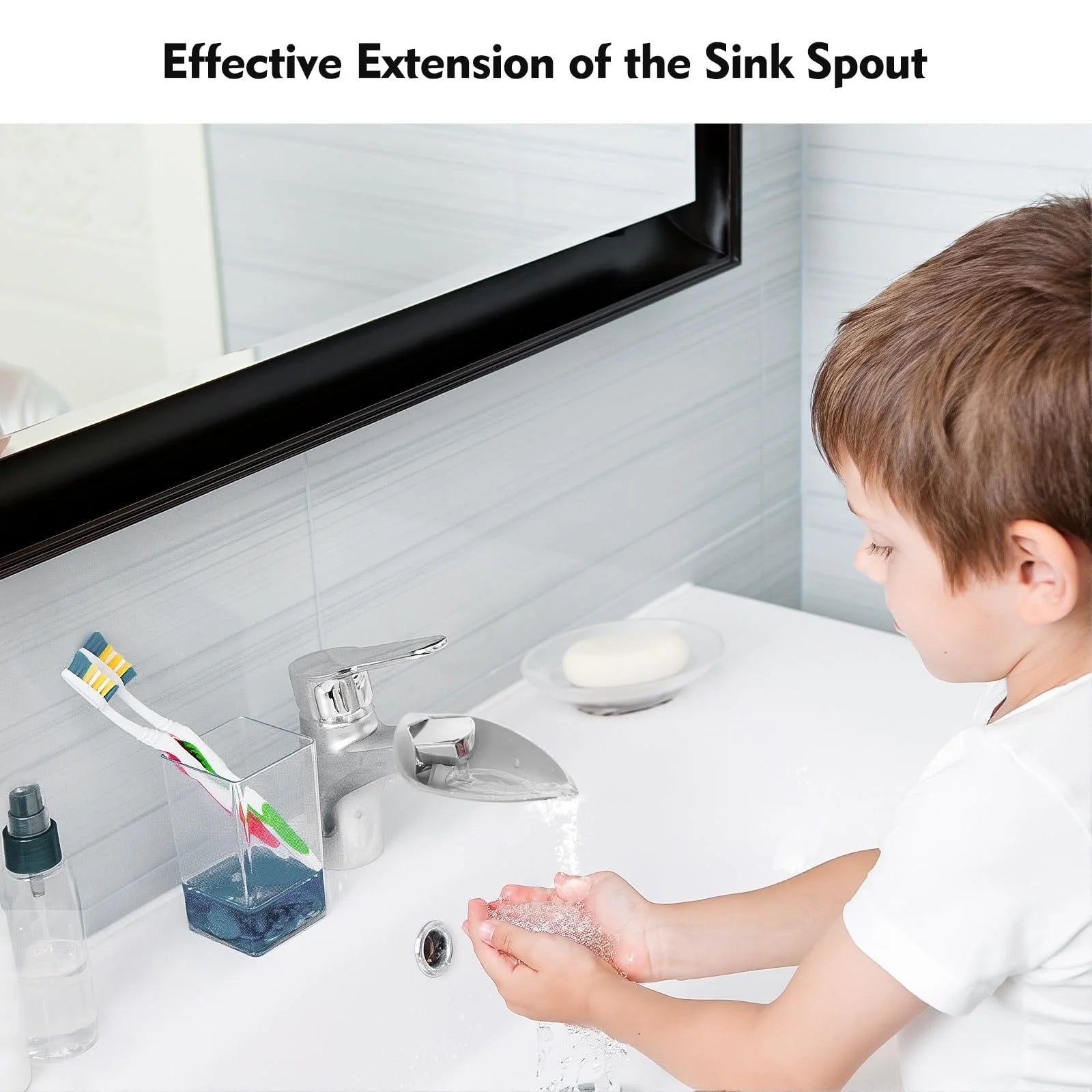 3pcs Kitchen Faucet Extender, Hand Wash Water Assistant Extension And Thicker Hand Wash, Water Guide Silicone Extender