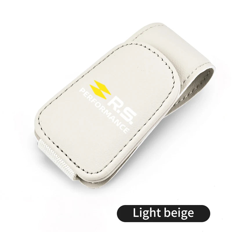 Magnetic Car Glasses Holder Sunshade Platep Card Ticket Clip For Renault Arkana Captur Twingo Talisman RS Line Logan Duster