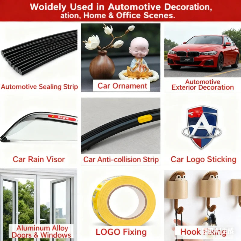 3M 4229P VHB Strong Double Sided Adhesive High Viscosity Waterproof Traceless Foam Tape For Car Home Use High Temperature